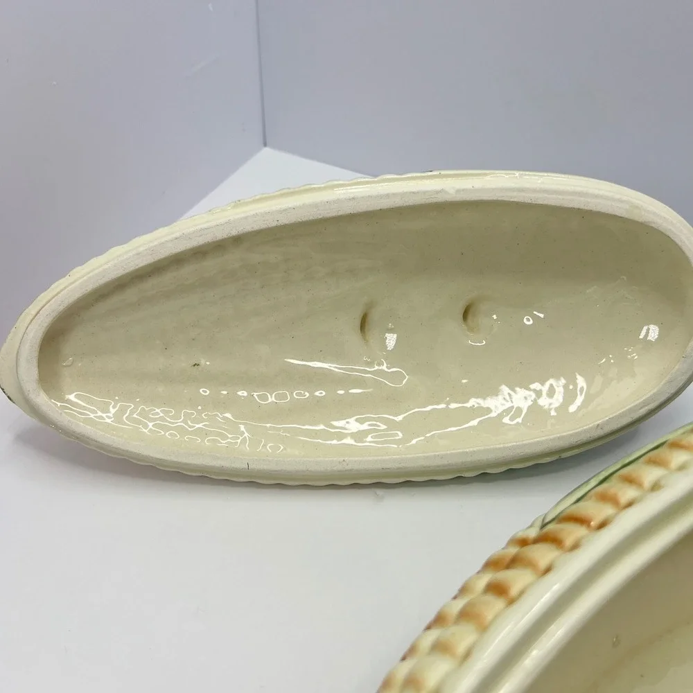 Vintage Corn Ceramic Tureen 14